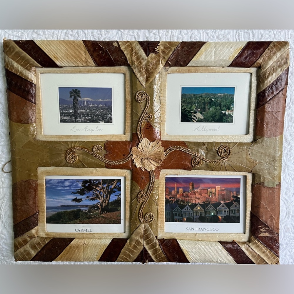 Boho beach vintage picture frame